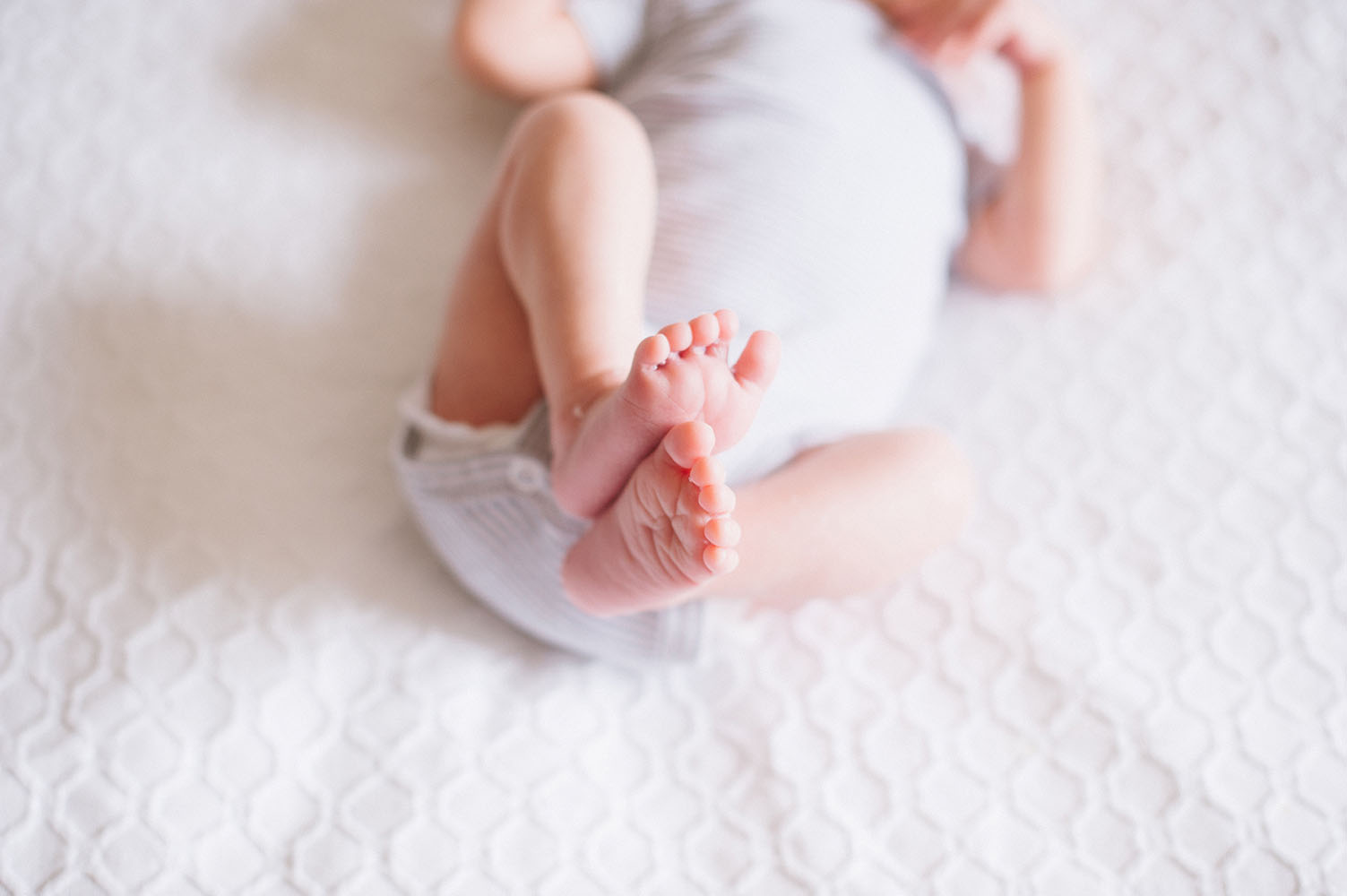 Newborn baby feet