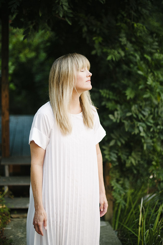portrait of woman in California