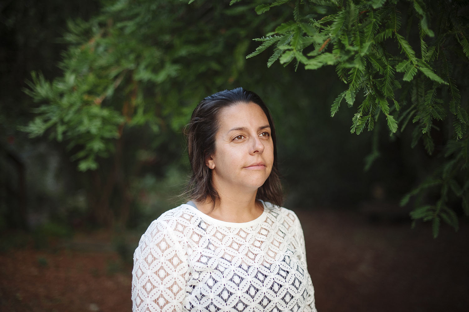 portrait of woman in California
