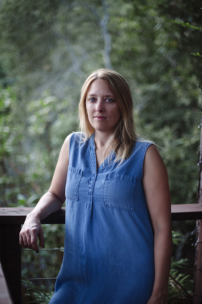 portrait of woman in California